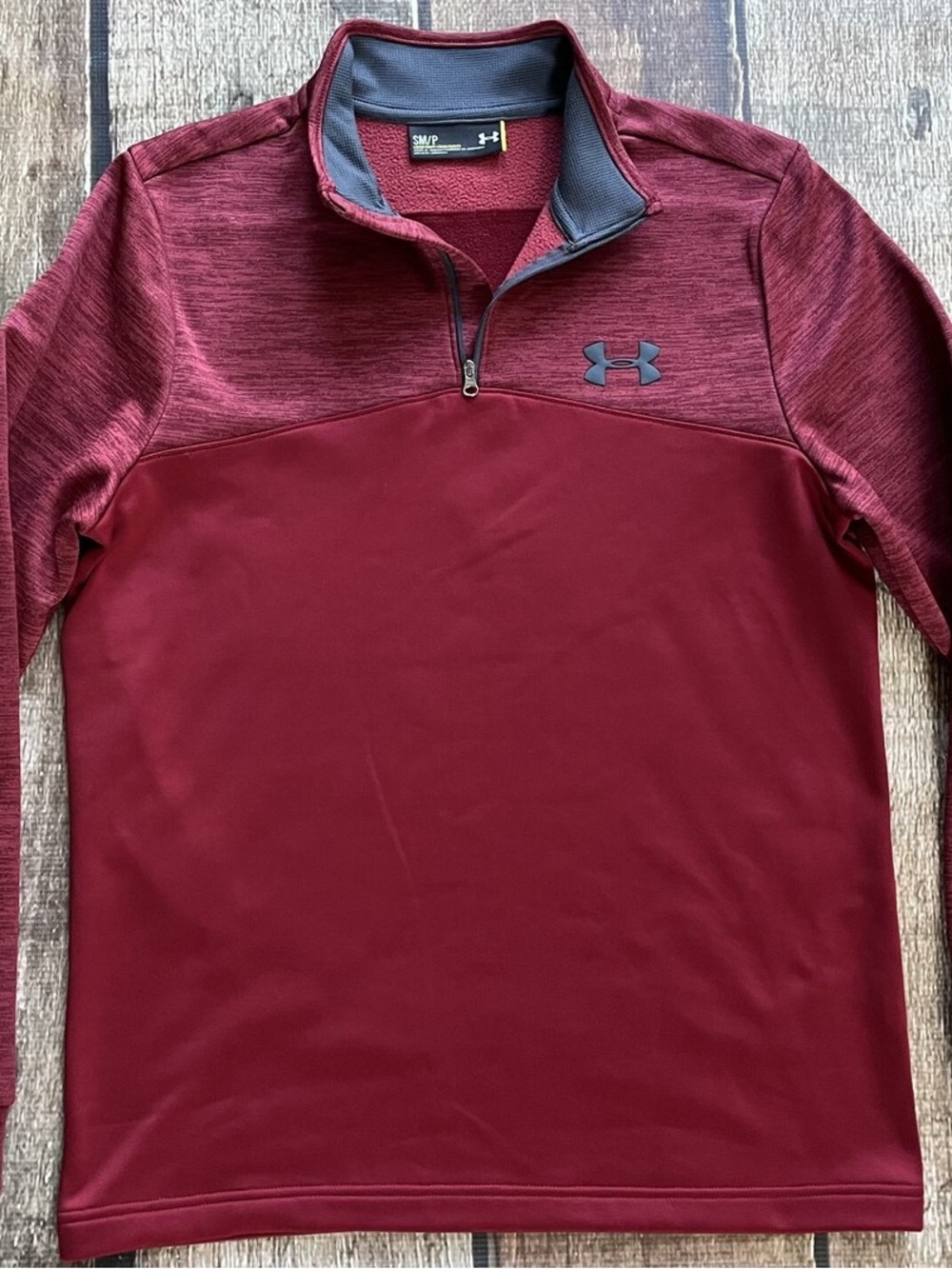 Under Armour Men's Maroon Quarter-Zip Pullover